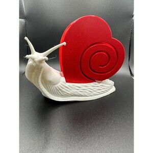 3D-printed Valentine Snail Coaster Set